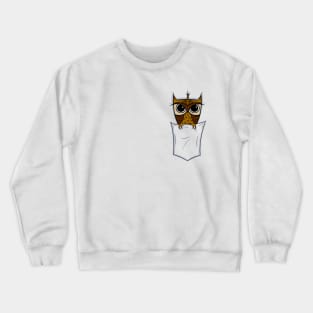 Pocket Owl Crewneck Sweatshirt